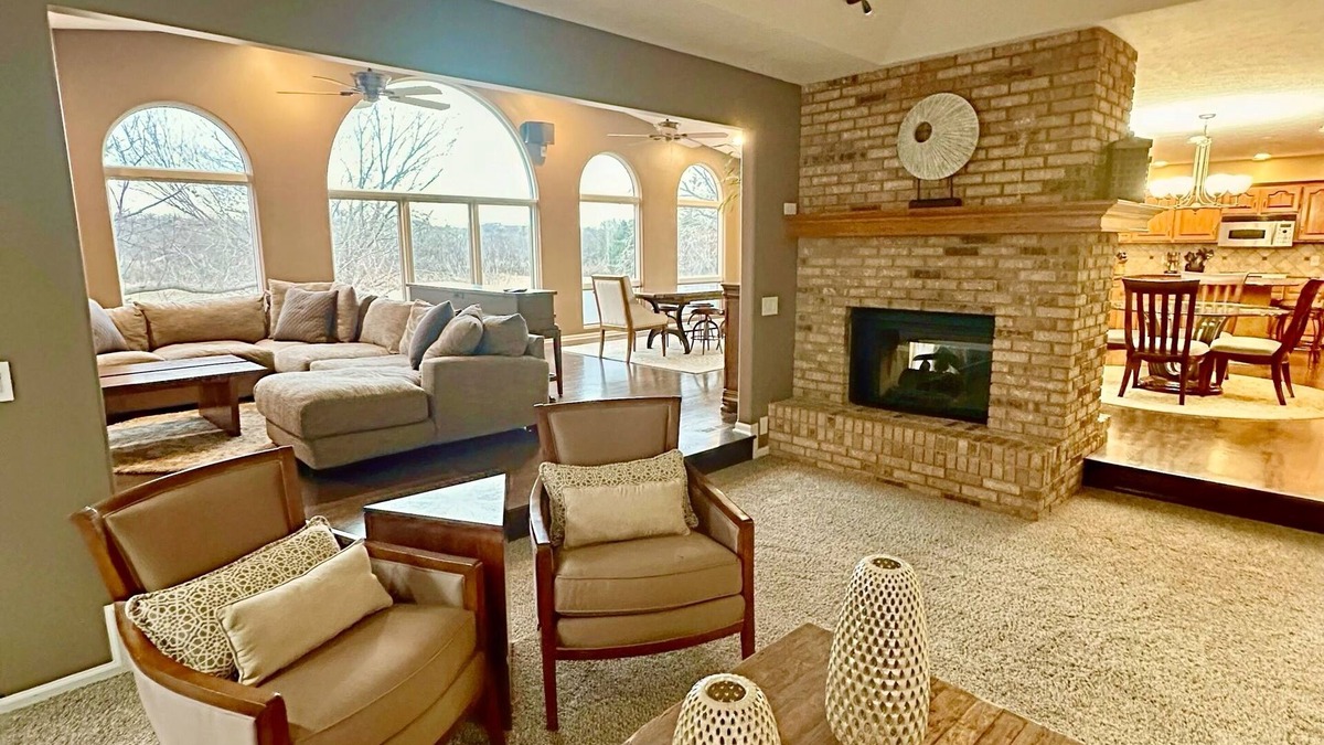 West Omaha House | Spacious 4-Bed Family Home + Park Views