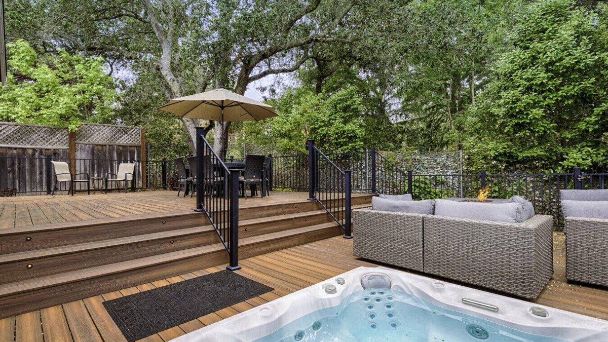 Fetters Hot Springs-Agua Caliente House | Spacious 4BD 3BA with hot tub, fire pit, and wraparound deck