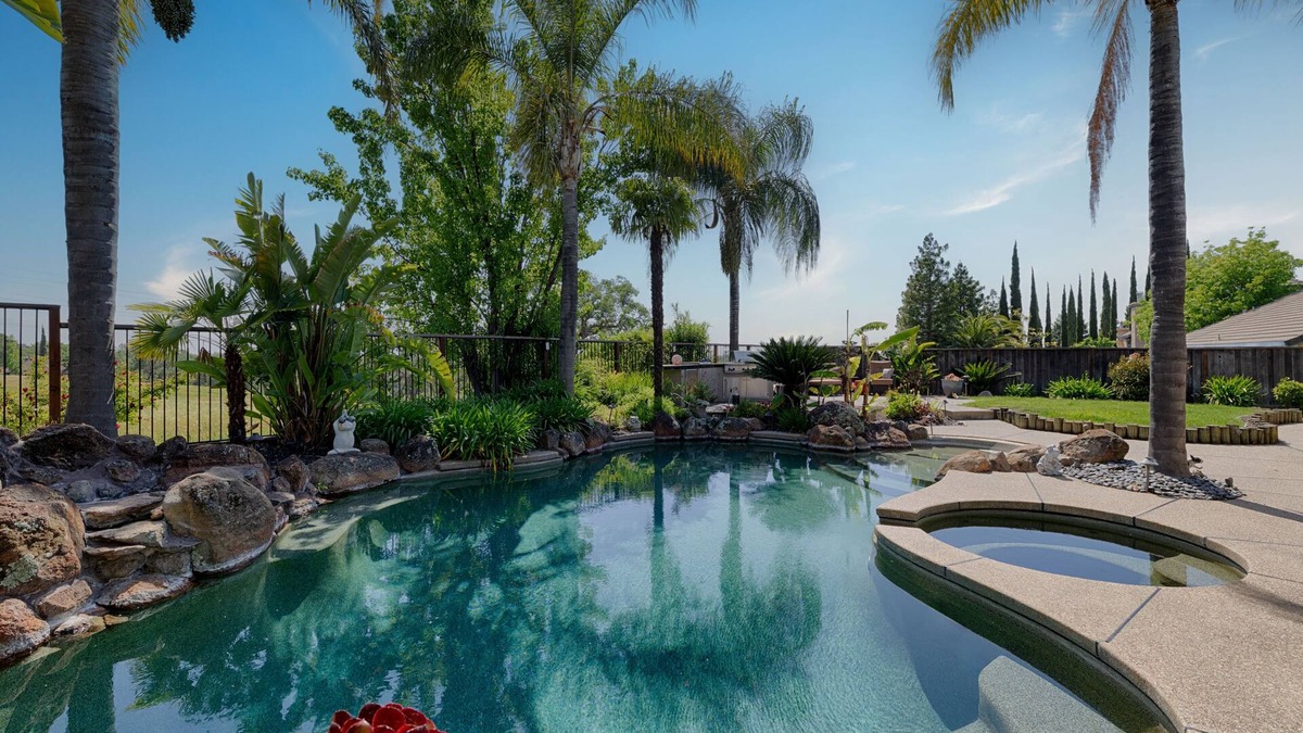 Orangevale House | Spacious 5-bedroom tropical paradise home private pool/spa 1 level 3000 sqft