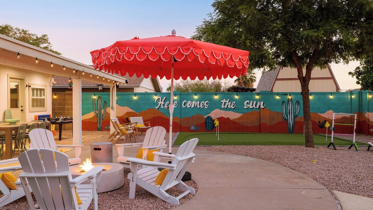 North Mountain House | Spacious 5BR Retreat with Heated Pool, Hot Tub, Arcade, Fire Pit & Games