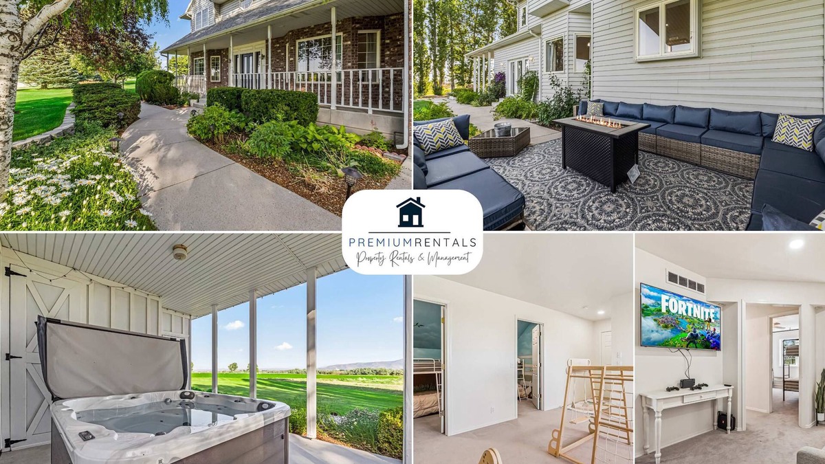 Heyburn House | Spacious 6BR Haven - Game Room - Hot Tub Sleep 28+