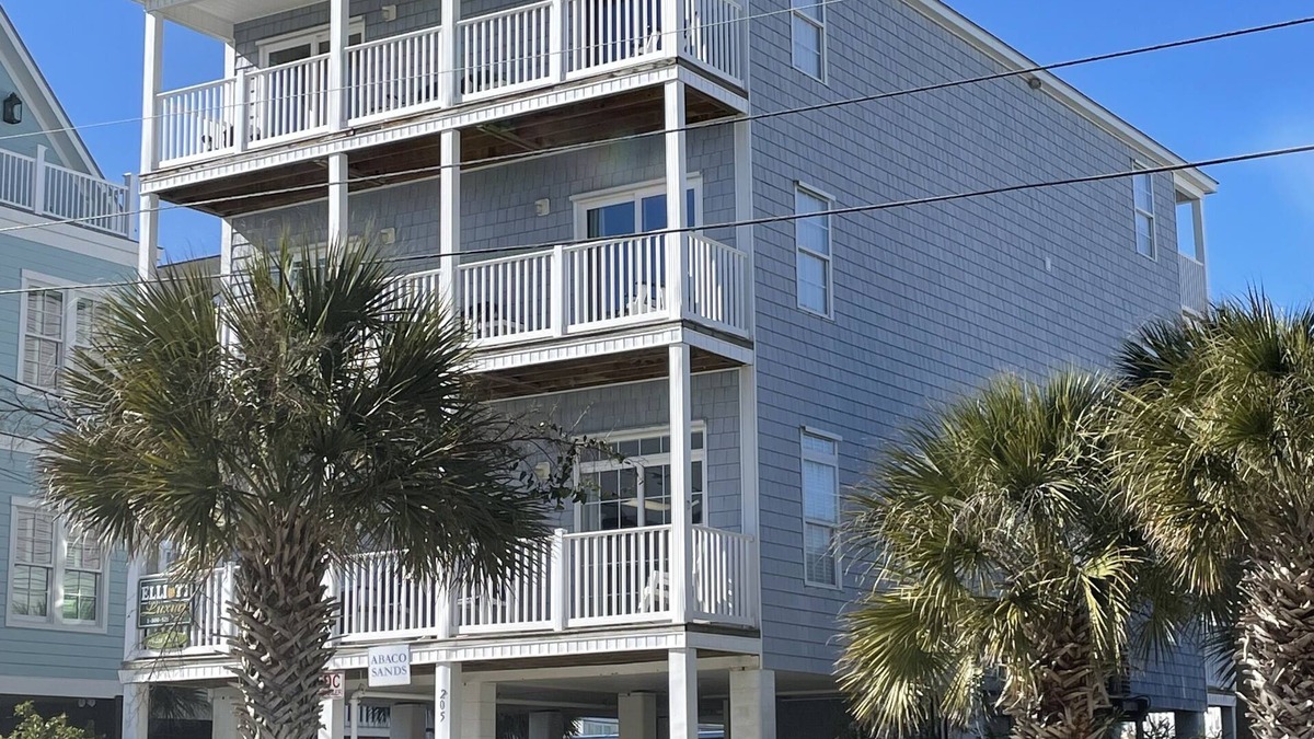 Cherry Grove Beach House | Spacious 8 BR 7 Bath Beach House, 6 Balconies, Own Pool/Spa, 2 Min Walk to Beach