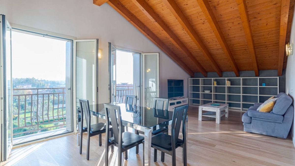 Cesana Brianza Apartment | Spacious and bright attic among 3 lakes with terrace
