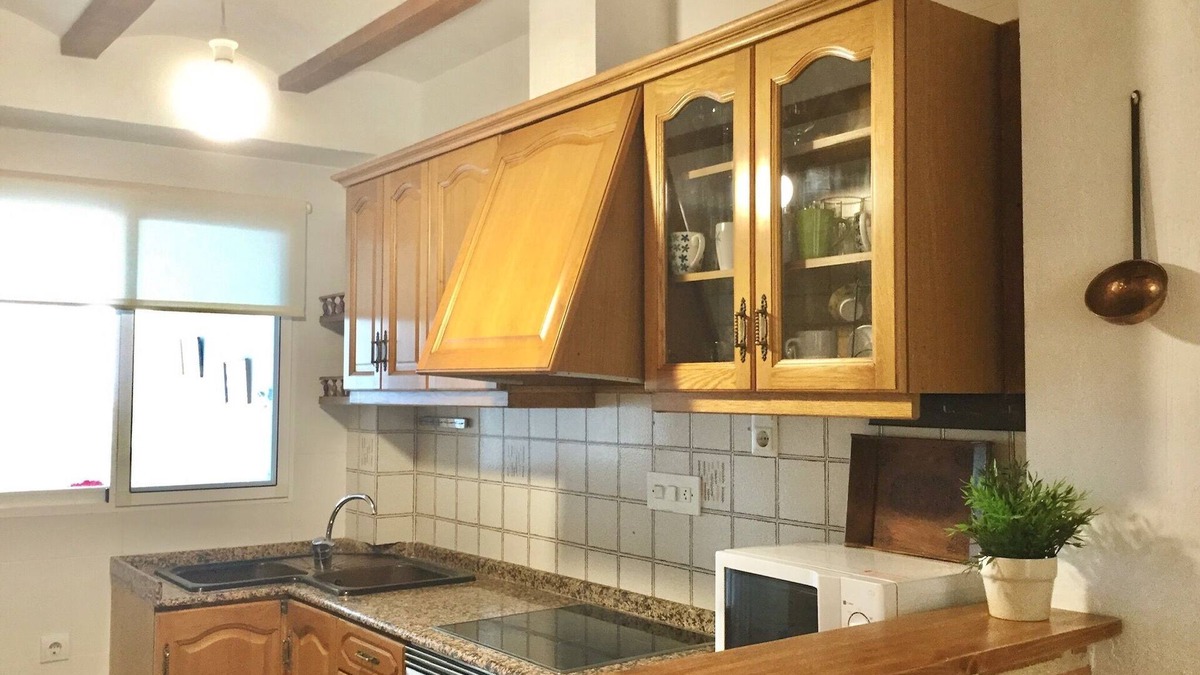 Sot de Ferrer Cottage | Spacious and comfortable apartment, 3 bedrooms, 2 bathrooms, living room with fireplace