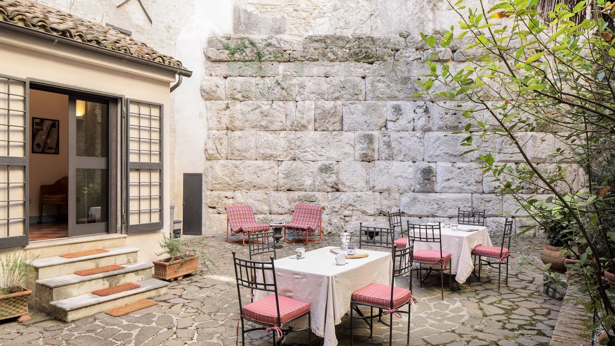 Spoleto Apartment | Spacious Artist's Home with Ancient Roman Walled Garden