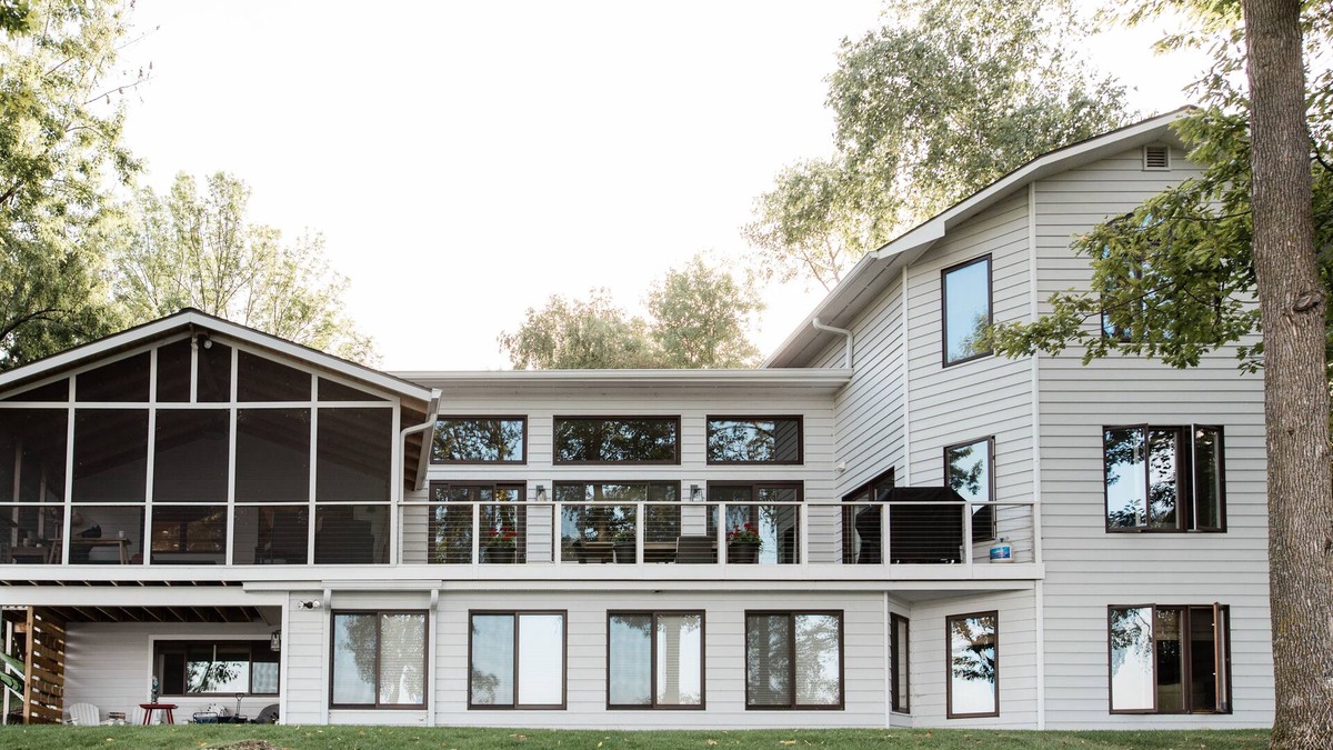 Lake Shore House | Spacious, bright & modern Gull Lake home - gentle elevation and sunsets