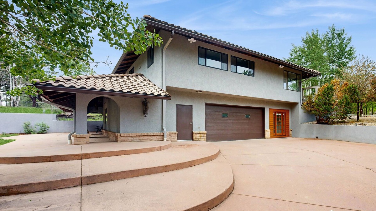 Colorado Springs House | Spacious home with indoor heated pool, volley ball court, and is dog-friendly