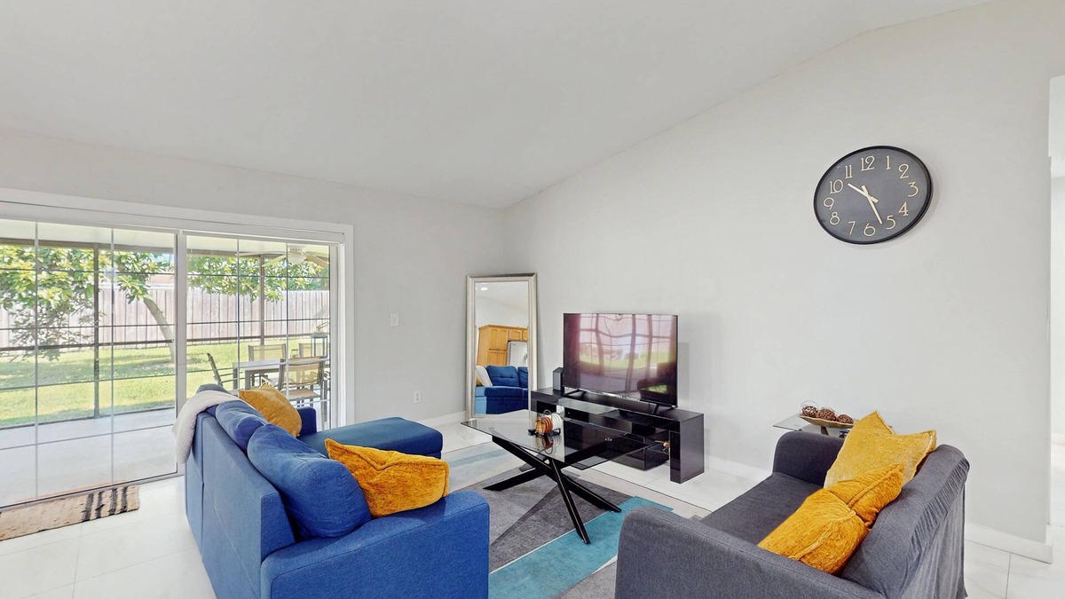 Lauderhill House | Spacious home with enclosed yard , fire pit and playground