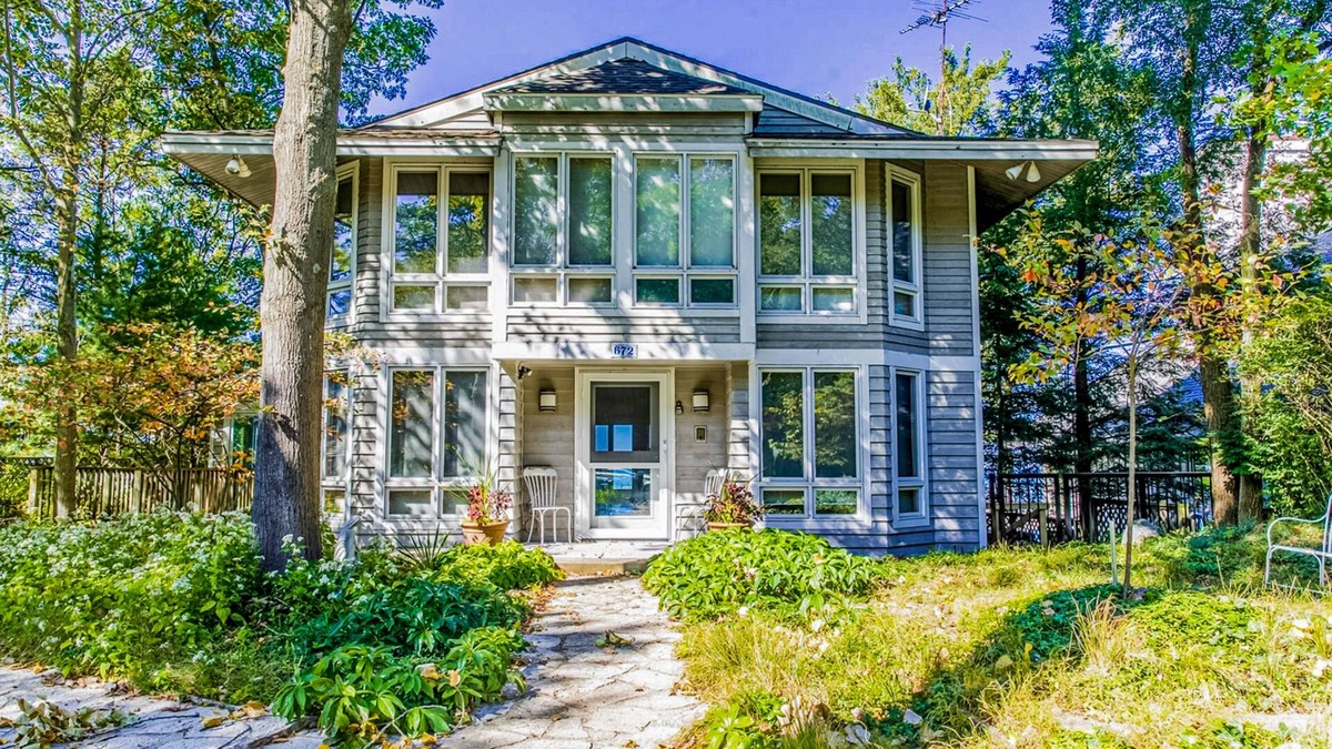 Shorewood-Tower Hills-Harbert House | Spacious lakefront home with private beach, hot tub, fire table, & views