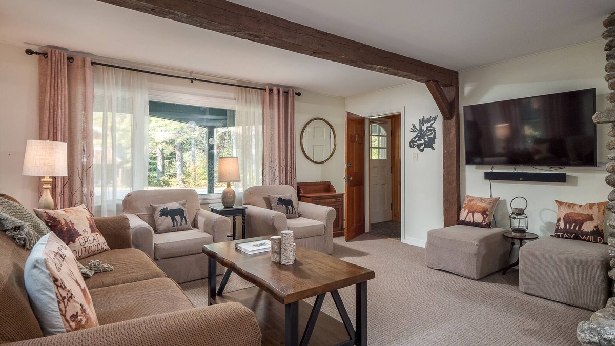 Sunday River Area House | "Spacious Maine Retreat near Sunday River with Hot Tub, Fire Pit & Pet-Friendly!