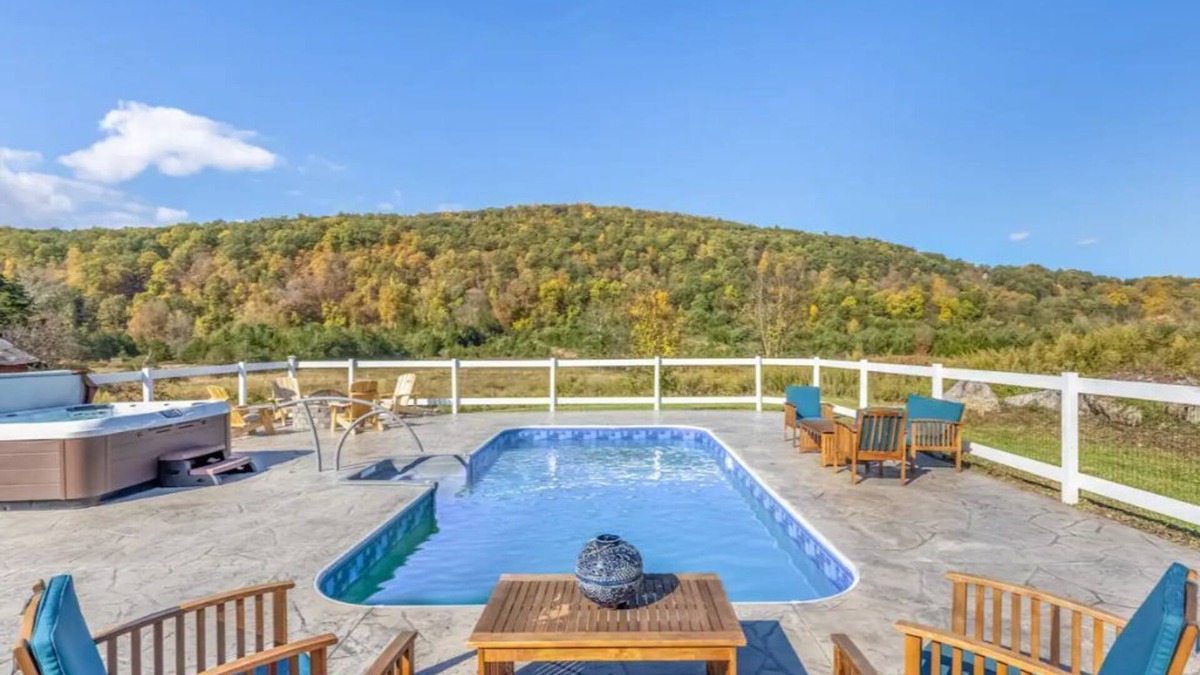 Catskill Other | Spacious Modern Catskill Farmhouse - Hot Tub, Pool, Fire-Pit, Views