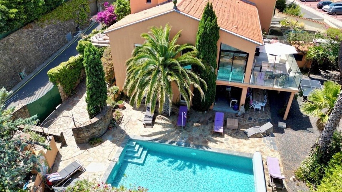 Collioure House | Spacious Modern Villa With Private Pool, Terraces, Garden And Panoramic Sea View