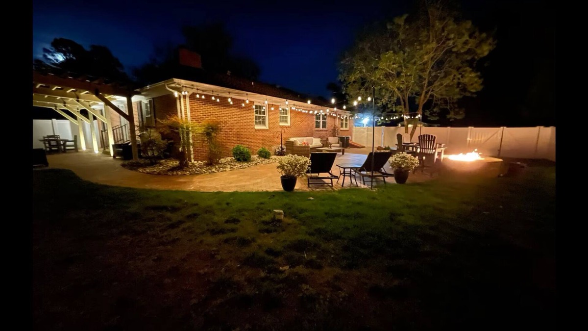 Salisbury House | Spacious newly renovated home on Riverside Drive with Gameroom & Fire Pit