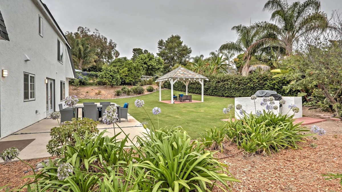 Henie Hills House | Spacious Oceanside Home: Patio & Grill, Near Beach