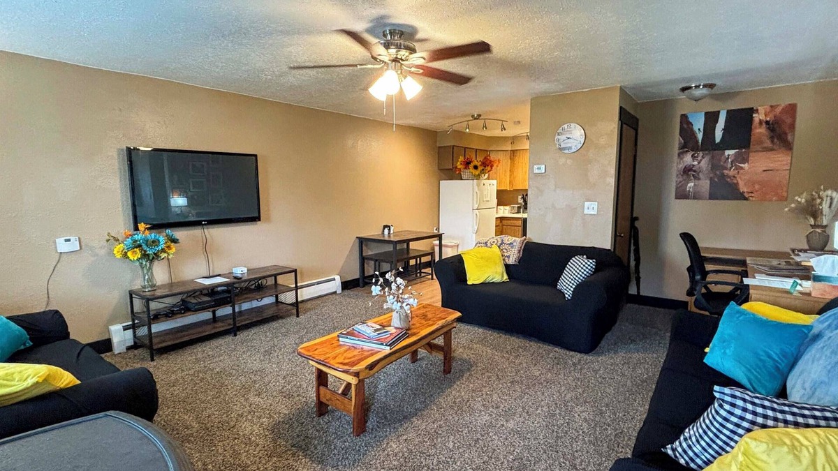 Blanding Apartment | Spacious Open Living Space in This Beautiful Mother-in-Law Basement Apartment