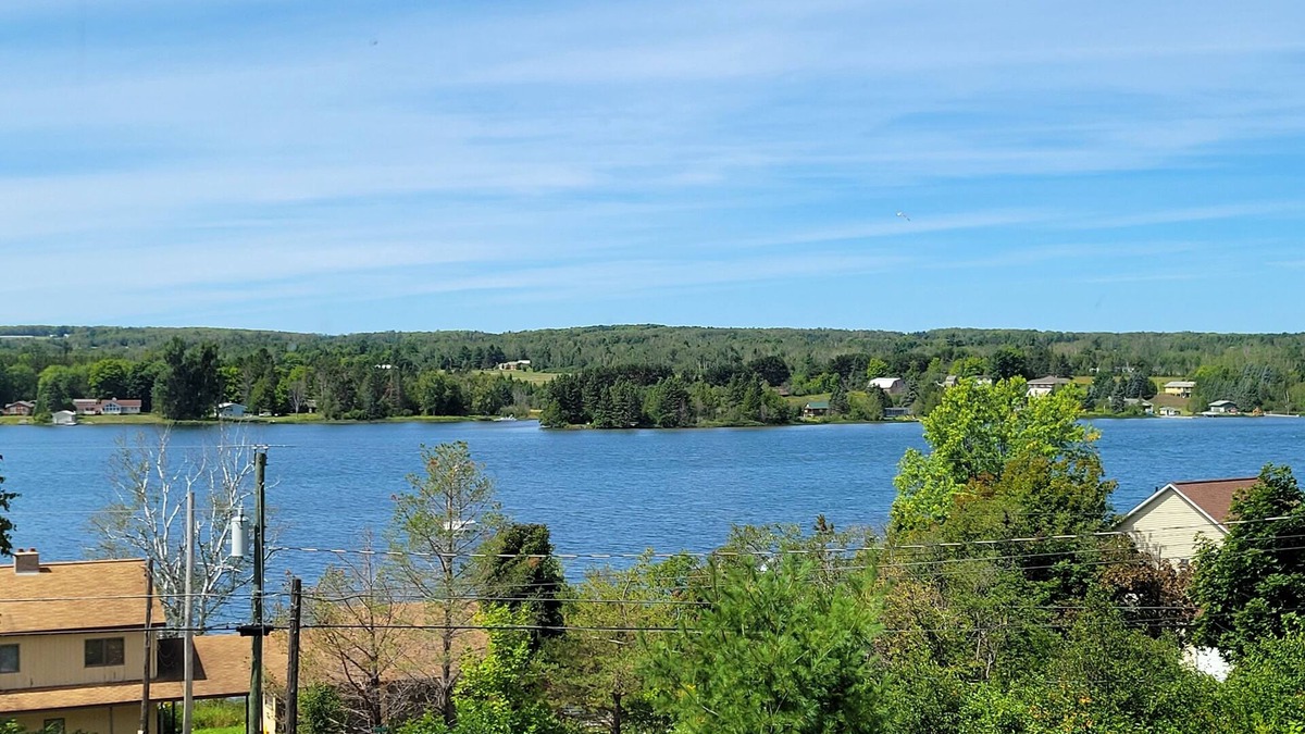 Hancock House | Spacious, pet-friendly home in Hancock Twp. Includes indoor sauna!