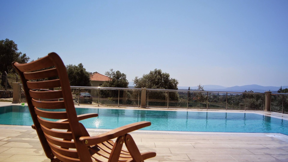 Sigacık Villa | Spacious Private Villa with Breathtaking Views with Swimming Pool