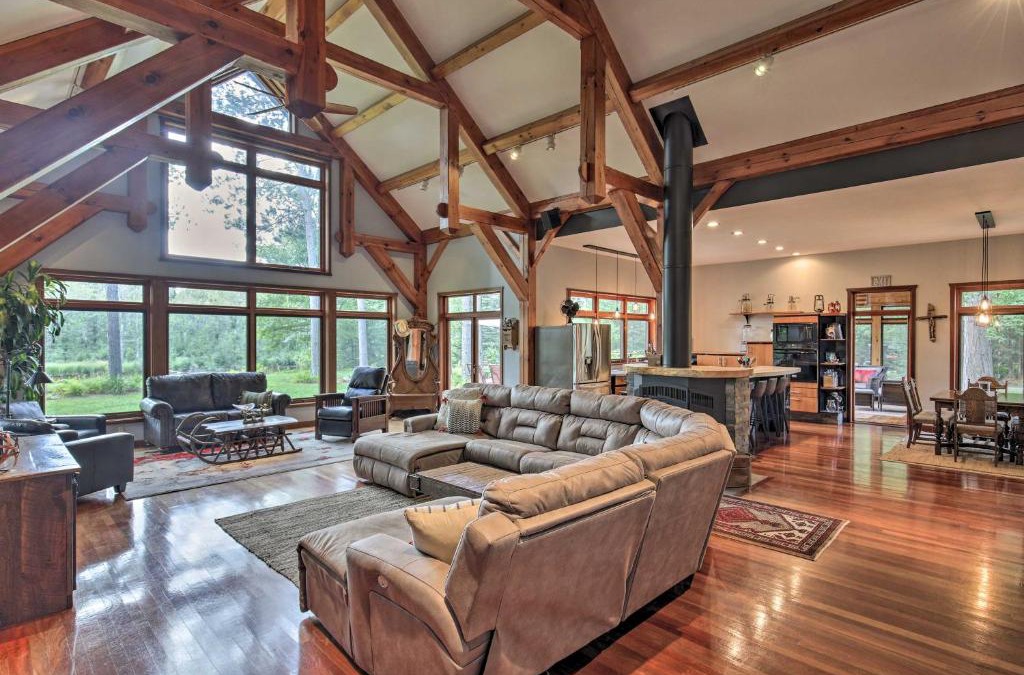 Eagle River House | Spacious Riverfront Escape with Private Hot Tub