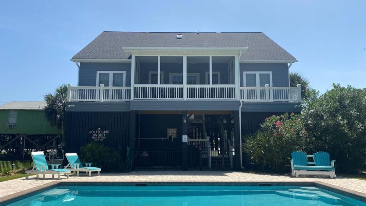 Edisto Island House | Spacious Second Row Beauty;Private Pool; Beach & Ocean Views; Multiple Porches
