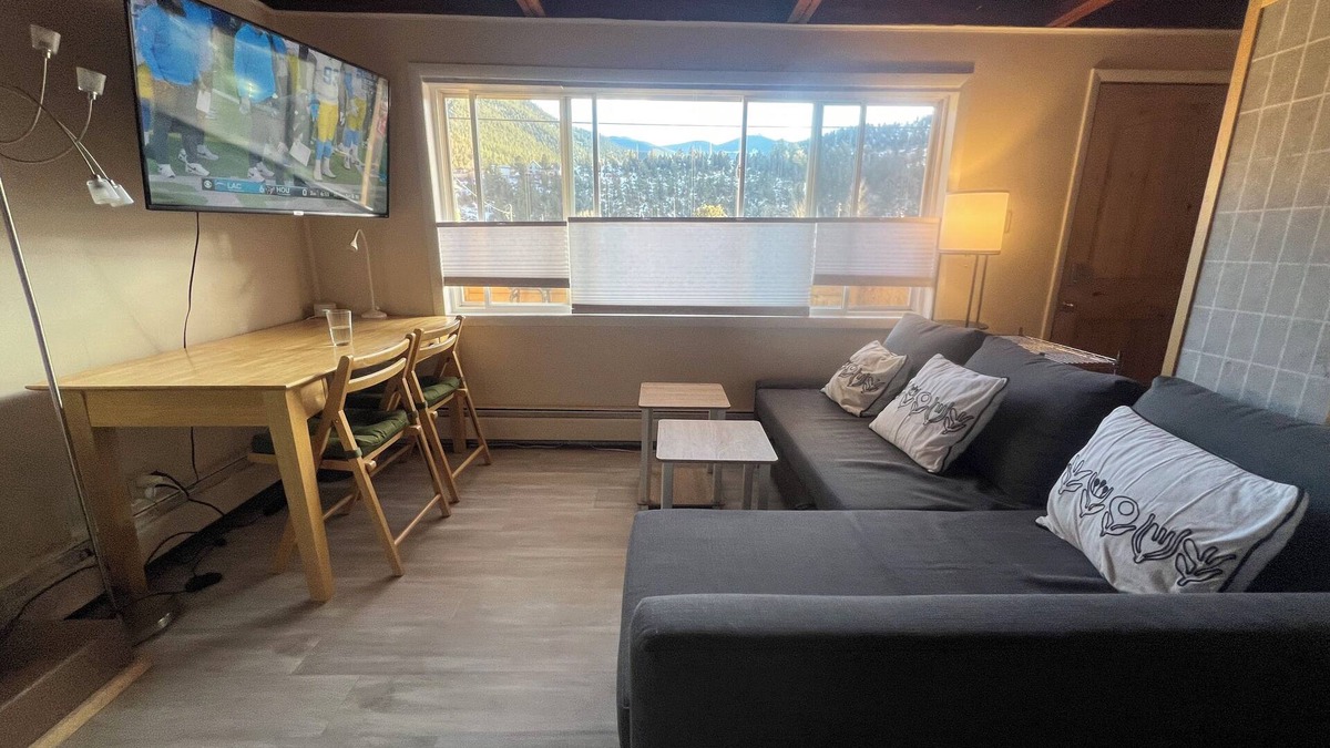Idaho Springs House | Spacious Studio - partitioned bedroom, dining area and extra sleeping areas