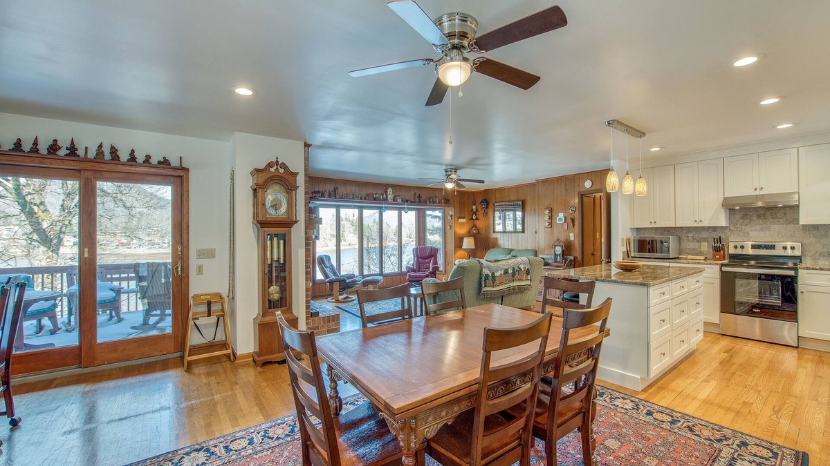 Lake Junaluska House | Spacious two-story lakefront home with lake views, balcony, AC, pool & tennis