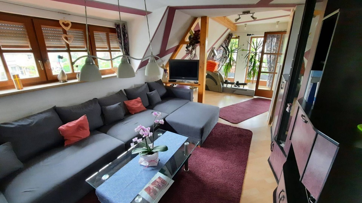 Maroldsweisach Apartment | Spacious vacation apartment (80 sqm) for up to 4 people with loggia