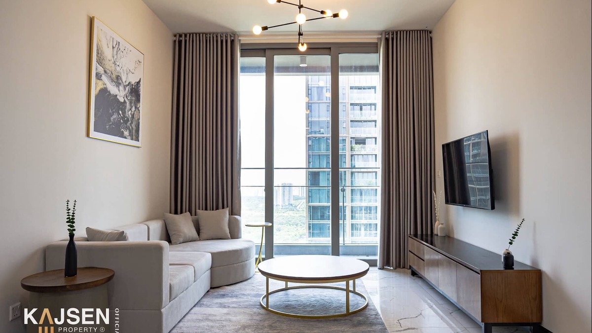 Thu Thiem Apartment | Spacious 2 Master ⭐️ 5 Min to City Center ⭐️ High Floor with Stunning View.