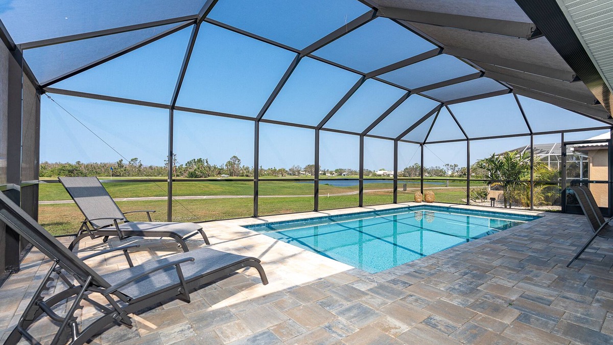Cape Haze House | Spanish Villa with Pool overlooking golf course