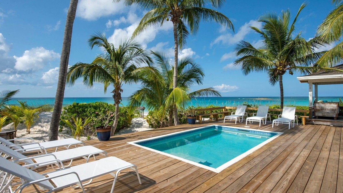 Governor's Harbour House | Spectacular Beachfront House w/Htd. Pool on Famous French Leave Beach