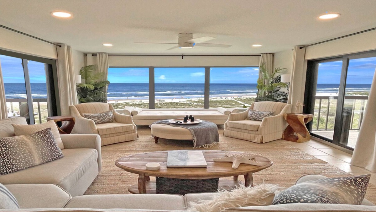 Amelia City Condo | Spectacular condo with 2 king OCEANFRONT bedrooms just steps to the Ritz!