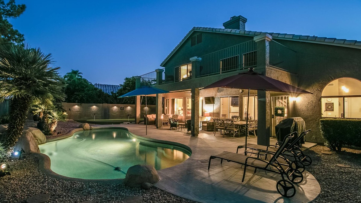 Superstition Springs House | Spectacular Golf Course Home with Pool and Views!