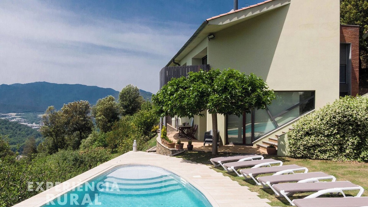 Sant Joan les Fonts House | Spectacular house with huge garden, panoramic pool and dream views.
