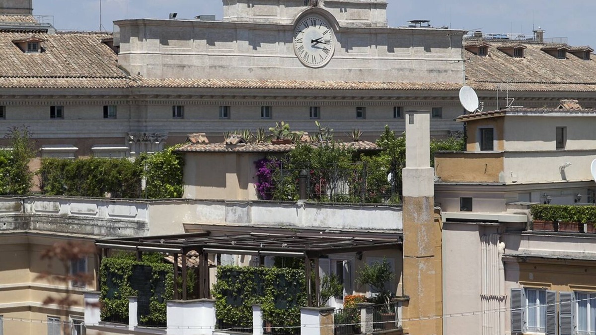 Rione VIII Sant'Eustachio Apartment | Spectacular Penthouse with two private terraces, Pantheon view, St. Peter's view