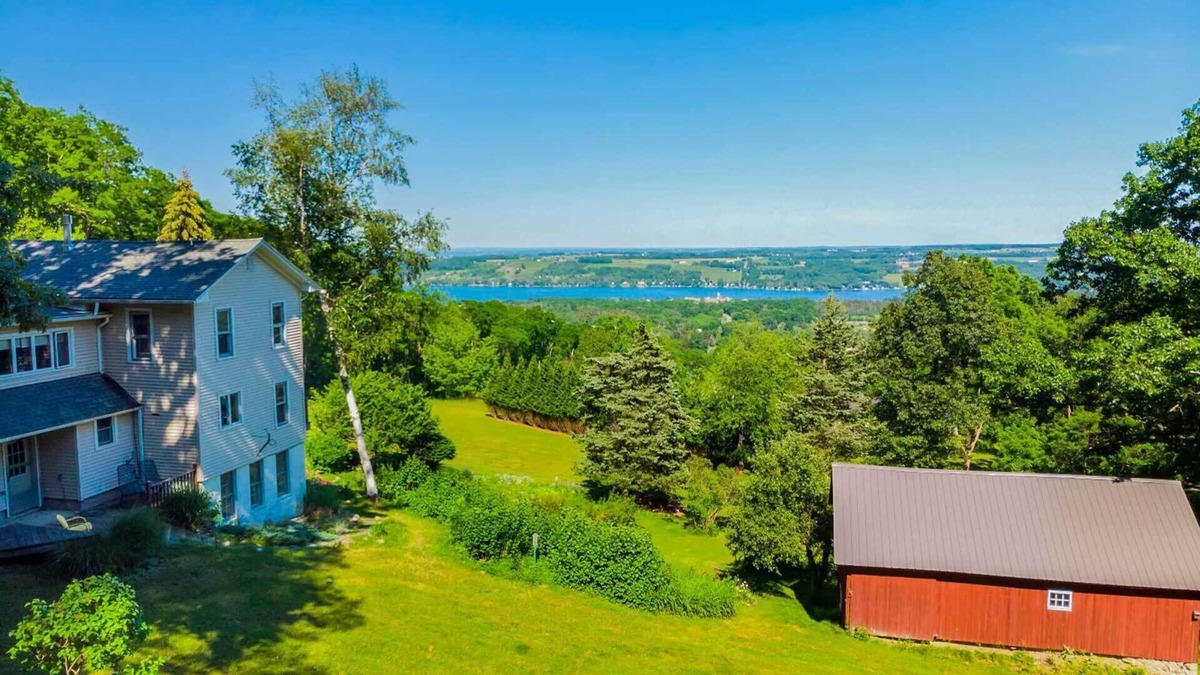 Bluff Point House | Spectacular Views w/Deck, Fire Pit, & Game Room!