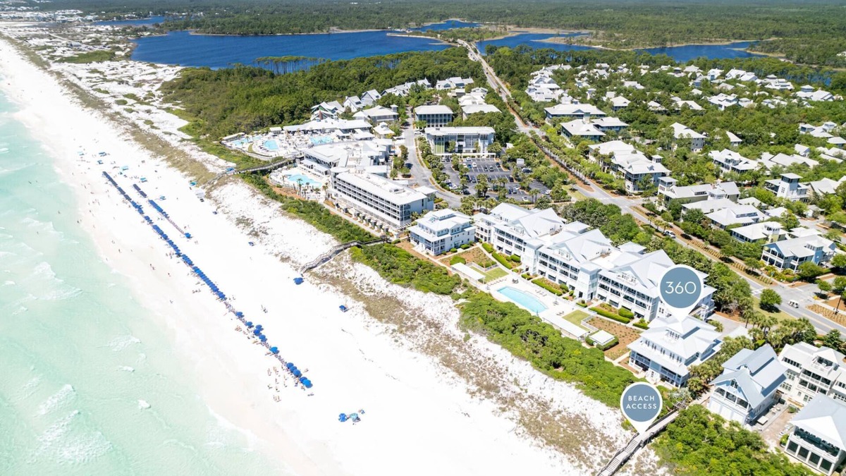 Gulf District Condo | Spend Fall at the Gulf! Beachside #21! Gulf Front! Closest to Beach Access! Watercolor Amenities!