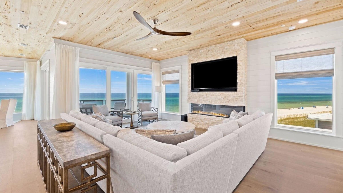 Inlet Beach House | Spend Fall by the Beach! Gulf Front! Private Pool! Low-Speed Vehicle!