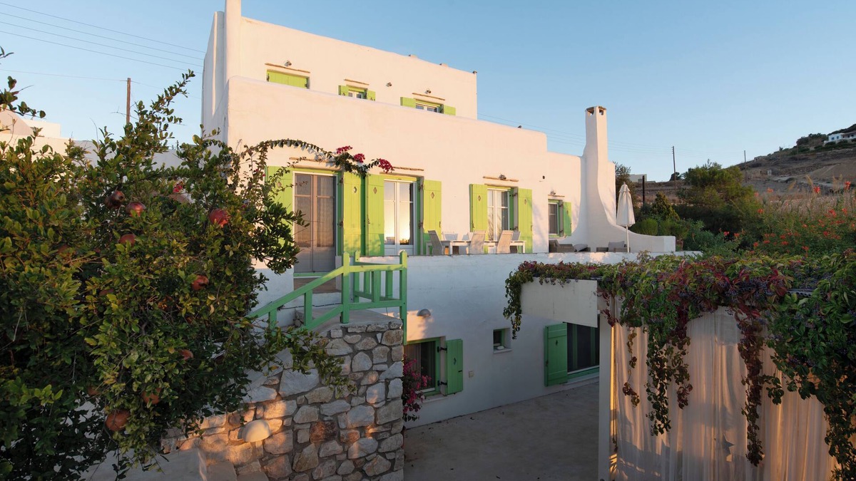 Piso Livadi Villa | Splendid view of the Aegean Sea and the Cyclades