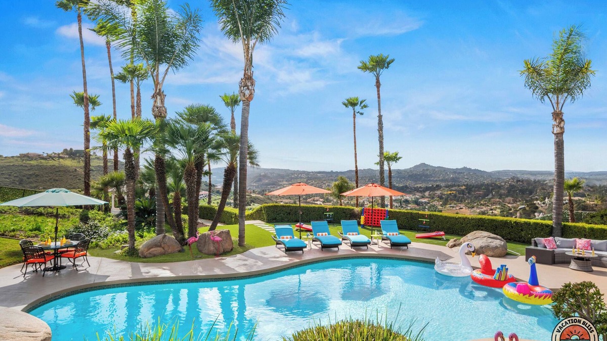 Rancho San Diego House | Sprawling Hilltop Retreat-Pool, Spa, Event-Ready!