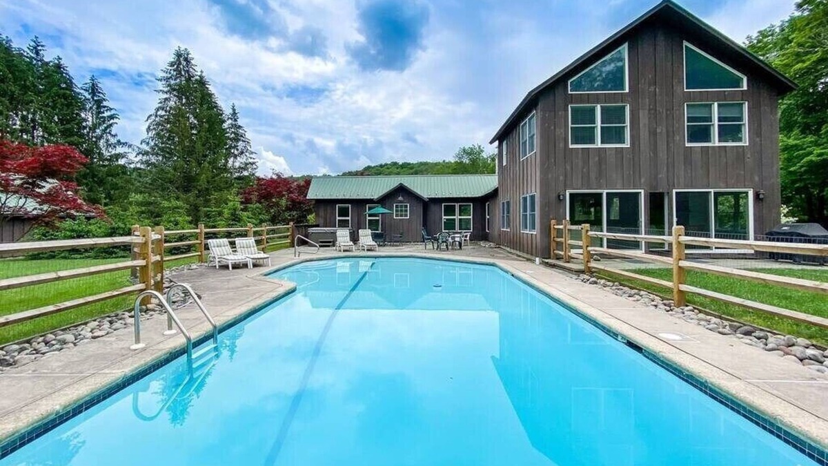 Neversink House | Spruce Haven - Modern Rustic w. Pool in Catskills