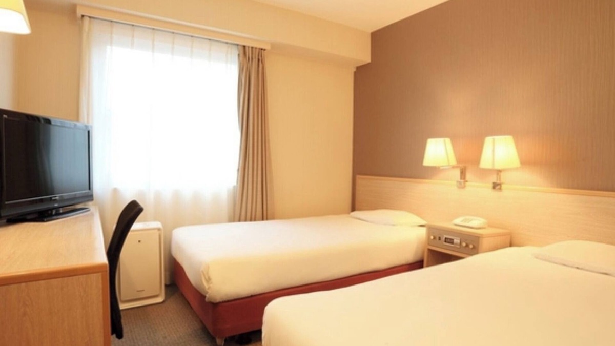 Shimonoseki Hotel | Standard Twin Smoking Room only Smile Value St/Shimonoseki Yamaguchi