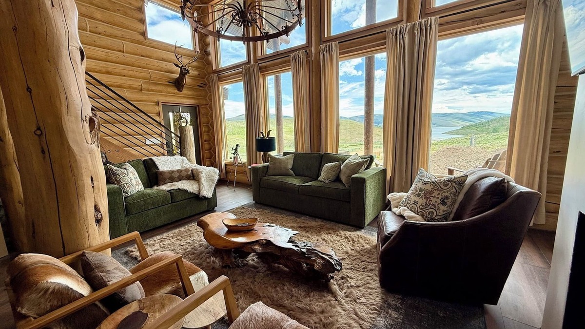 Helper Cabin | Stardust Chalet Luxe Cabin Escape @ Scofield Reservoir with lake view
