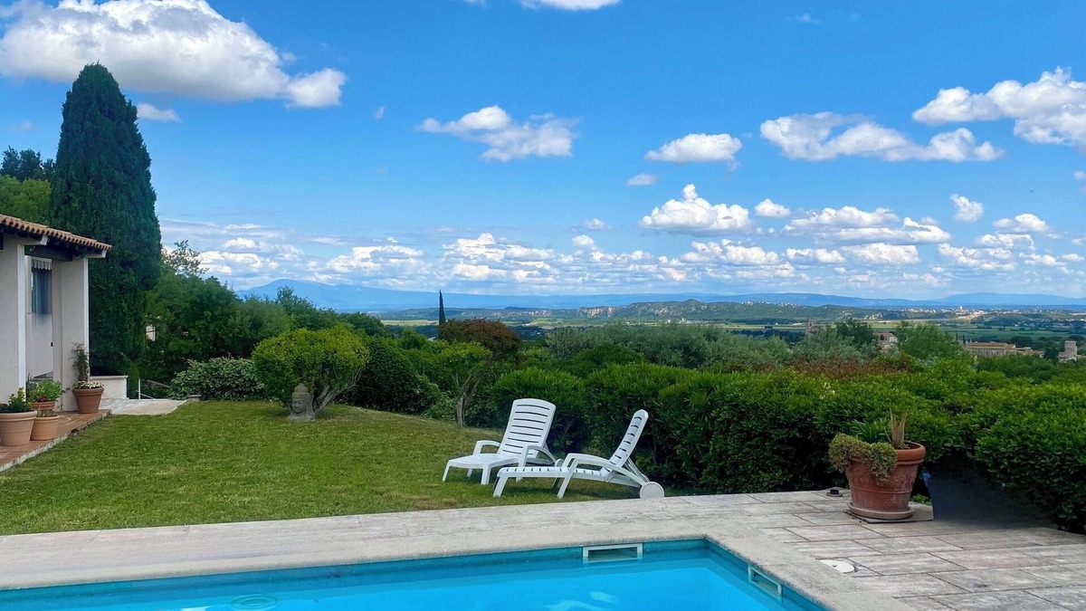 Rochefort-du-Gard House | Starters Discount! Luminous Villa Near Avignon, Amazing Views, Huge Pool!