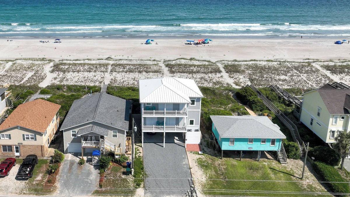 Topsail Beach House | Station Vacation- Luxury Oceanfront Escape with Elevator, Stunning Ocean Views