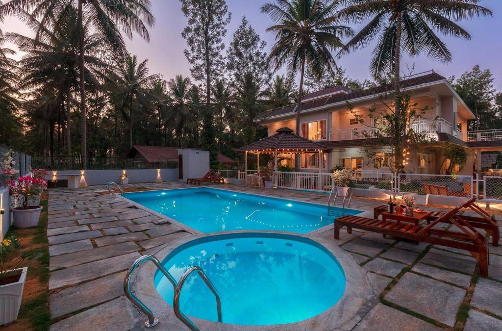 Kushalnagar Villa | StayVista at Bask In The Greens Coorg with Private Pool