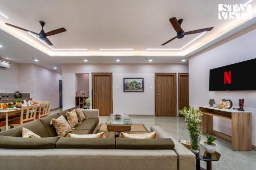 Sigra Apartment | StayVista at Terra Hue with Bonfire & BBQ