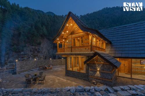 Banjar Villa | StayVista at Wisteria Whispers with Bonfire & River View