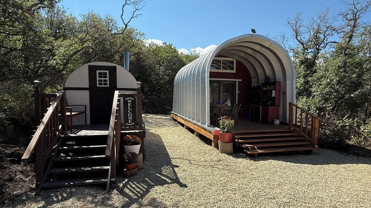 Collbran House | Steel and Wool - Quonset Hut/Sheep Wagon Camp