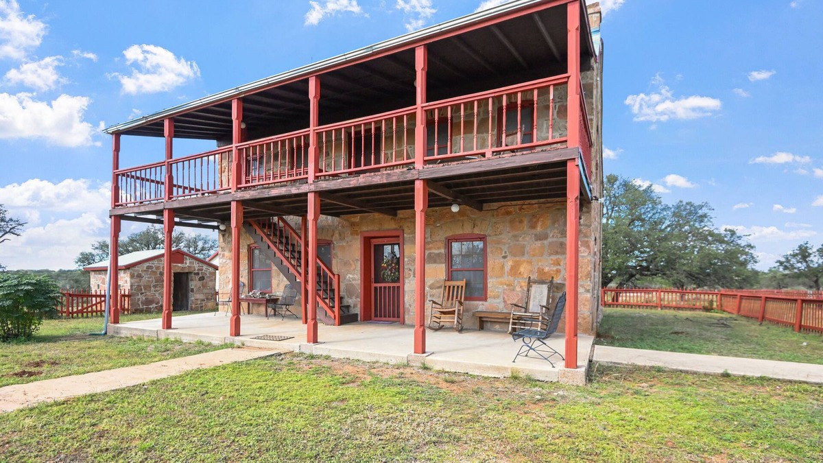 Llano House | Stein Haus Ranch- Water is flowing for all your water adventures!