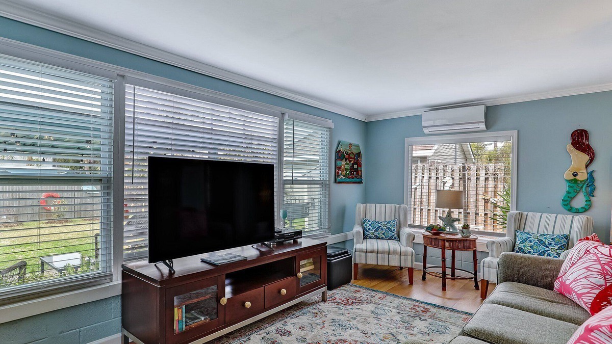 Tybee Island House | Steps to South Beach, Heated Pool Access