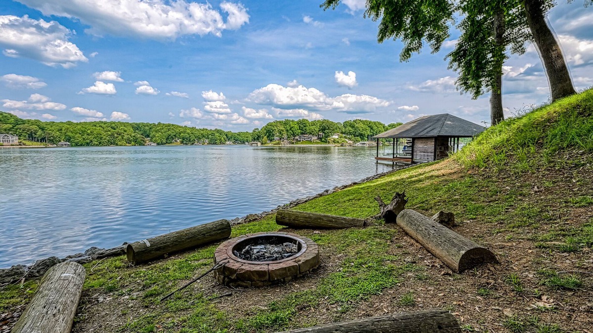 Goodview House | Still Waters - Lakefront luxury home with views, dock, home theater & game room